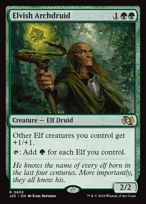 Elvish Archdruid (J25 655) [Foundations Jumpstart]