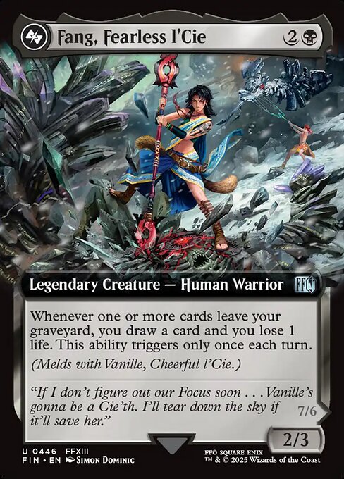 Fang, Fearless l'Cie (Extended Art) (FIN 446) [Final Fantasy]