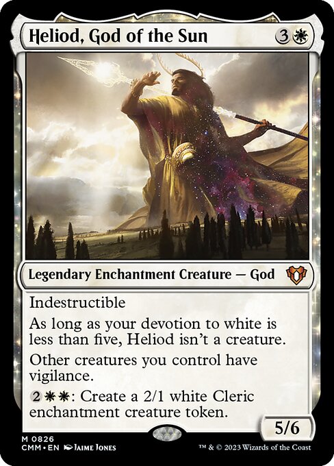Heliod, God of the Sun (CMM 826) [Commander Masters]