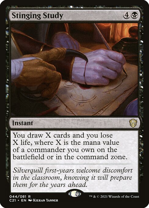 Stinging Study (C21 44) [Commander 2021]