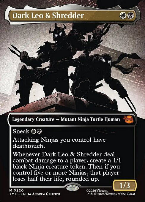 Dark Leo & Shredder (TMT 220) [Teenage Mutant Ninja Turtles]
