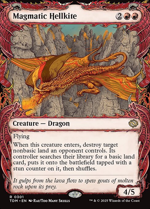 Magmatic Hellkite (TDM 301) [Tarkir: Dragonstorm]