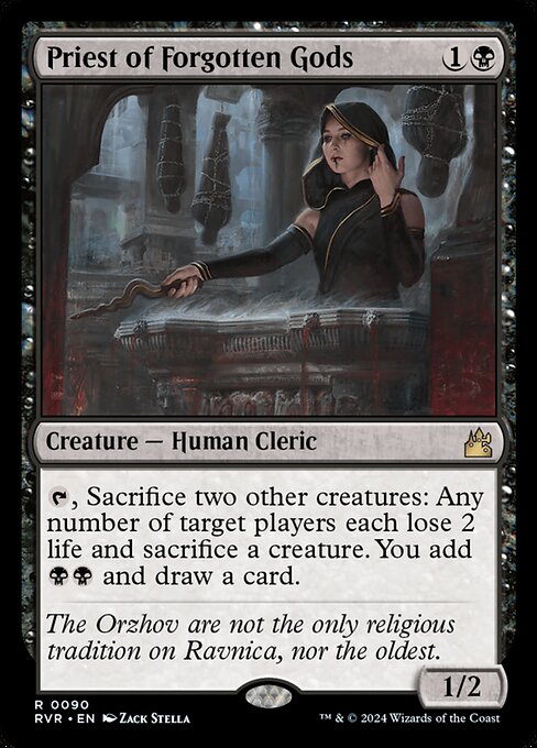 Priest of Forgotten Gods (RVR 90) [Ravnica Remastered]