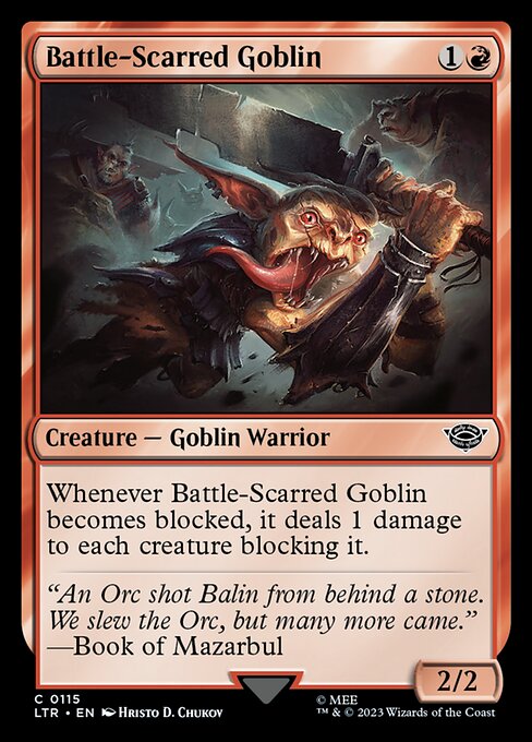 Battle-Scarred Goblin (LTR 115) [The Lord of the Rings: Tales of Middle-earth]