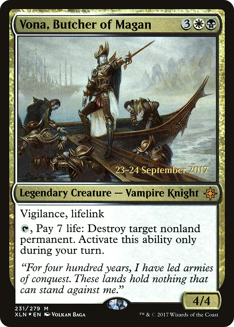 Vona, Butcher of Magan [Ixalan Prerelease Promos]