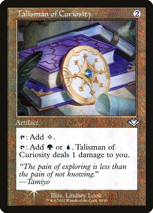Talisman of Curiosity (H1R 35) [Modern Horizons 1 Timeshifts]