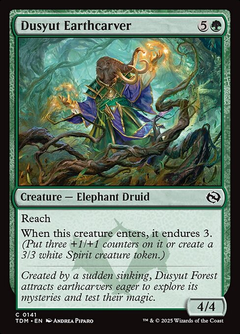 Dusyut Earthcarver (TDM 141) [Tarkir: Dragonstorm]