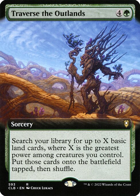 Traverse the Outlands (CLB 593) [Commander Legends: Battle for Baldur's Gate]