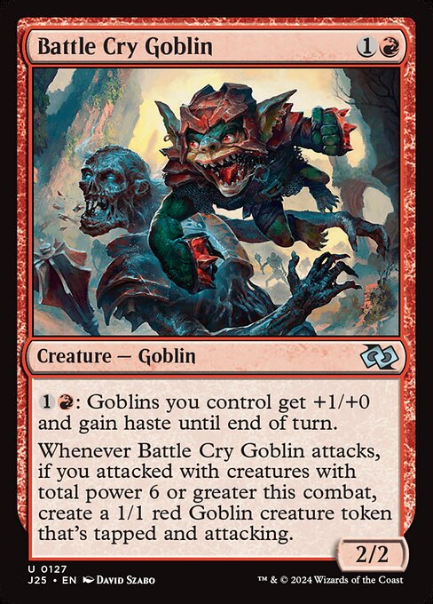 Battle Cry Goblin (J25 127) [Foundations Jumpstart]