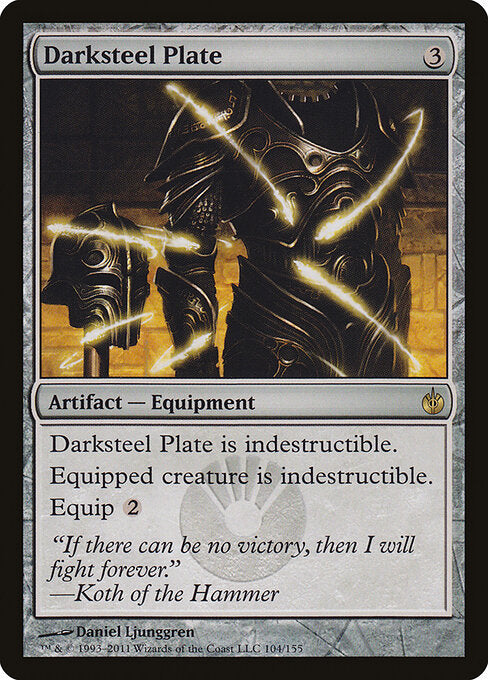 Darksteel Plate (MBS 104) [Mirrodin Besieged]
