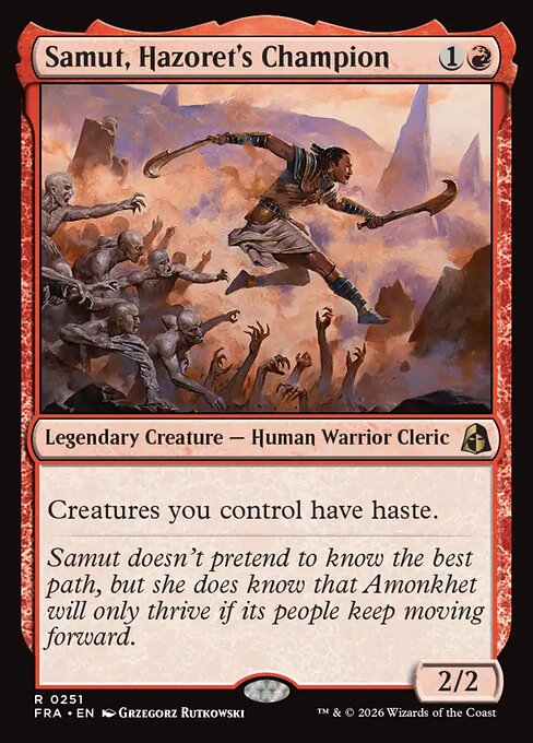 Samut, Hazoret's Champion (FRA 251) [Reality Fracture]