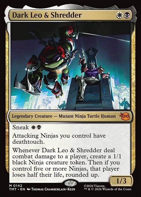 Dark Leo & Shredder (TMT 142) [Teenage Mutant Ninja Turtles]