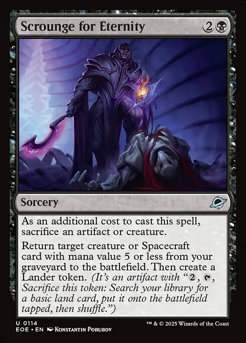 Scrounge for Eternity (EOE 114) [Edge of Eternities]