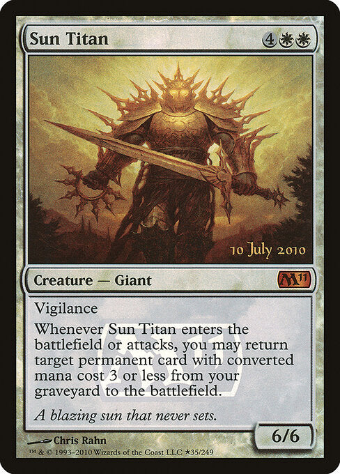 Sun Titan (PM11 35★) [Magic 2011 Promos]