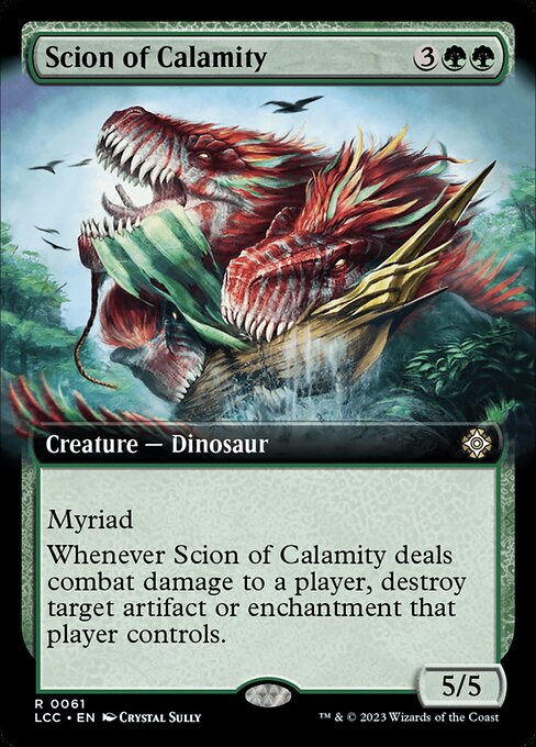 Scion of Calamity (Extended Art) (LCC 61) [The Lost Caverns of Ixalan Commander]
