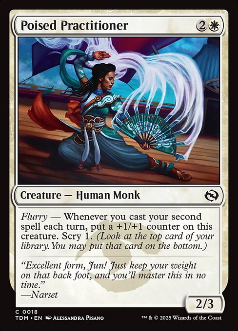 Poised Practitioner (TDM 18) [Tarkir: Dragonstorm]