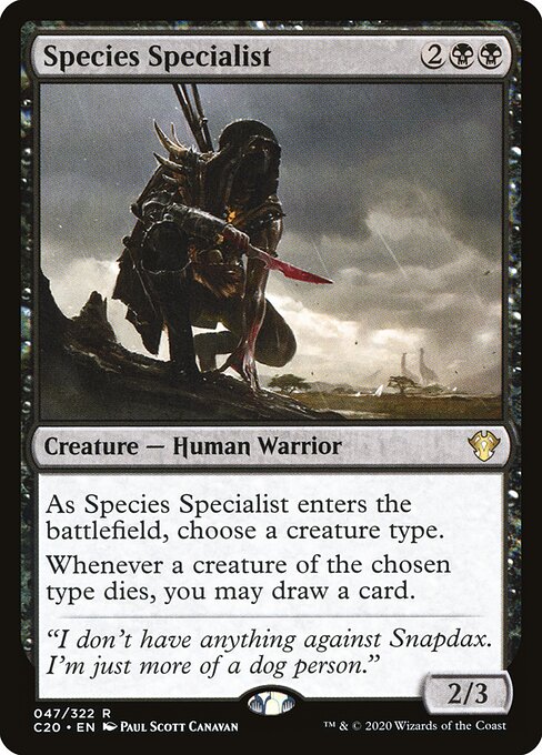 Species Specialist (C20 47) [Commander 2020]
