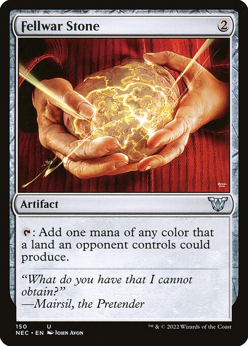 Fellwar Stone (NEC 150) [Neon Dynasty Commander]