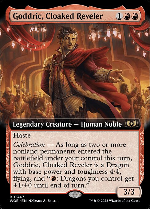 Goddric, Cloaked Reveler (WOE 347) [Wilds of Eldraine]