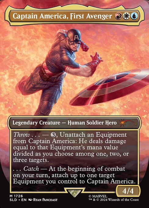 Captain America, First Avenger (SLD 1726) [Secret Lair Drop]
