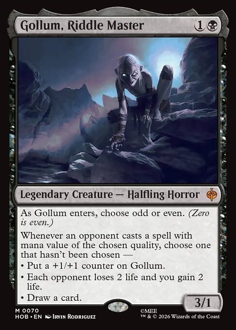 Gollum, Riddle Master (HOB 70) [The Hobbit]
