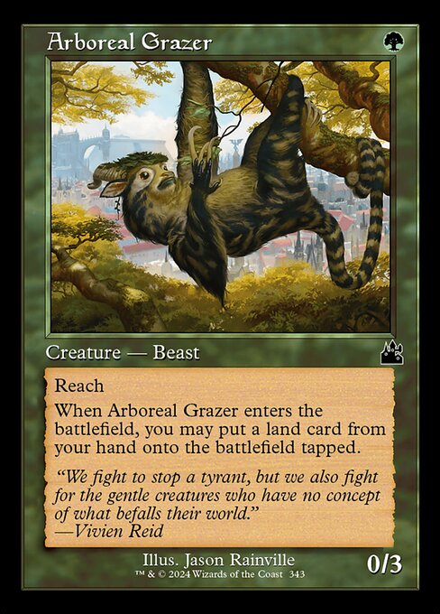 Arboreal Grazer (Retro Frame) (RVR 343) [Ravnica Remastered]