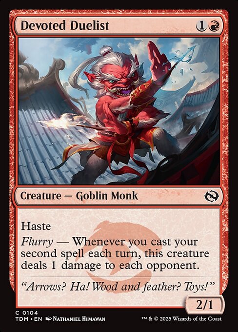 Devoted Duelist (TDM 104) [Tarkir: Dragonstorm]