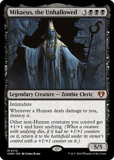 Mikaeus, the Unhallowed (CMM 173) [Commander Masters]