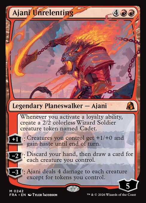 Ajani Unrelenting (FRA 242) [Reality Fracture]