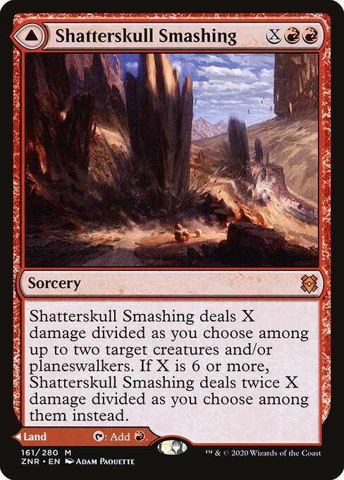 Shatterskull Smashing // Shatterskull, the Hammer Pass (ZNR 161) [Zendikar Rising]