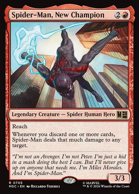 Spider-Man, New Champion (MSC 705) [Marvel Super Heroes Commander]