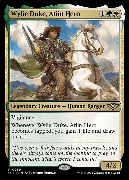 Wylie Duke, Atiin Hero (OTJ 239) [Outlaws of Thunder Junction]