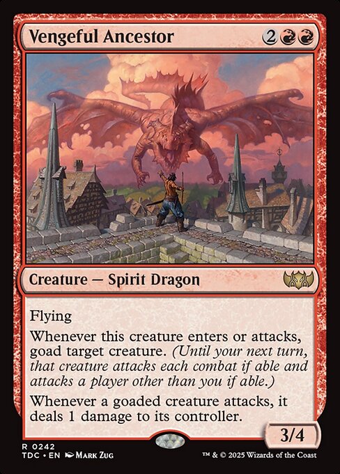 Vengeful Ancestor (TDC 242) [Tarkir: Dragonstorm Commander]