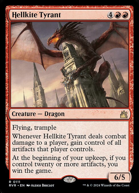 Hellkite Tyrant (RVR 111) [Ravnica Remastered]