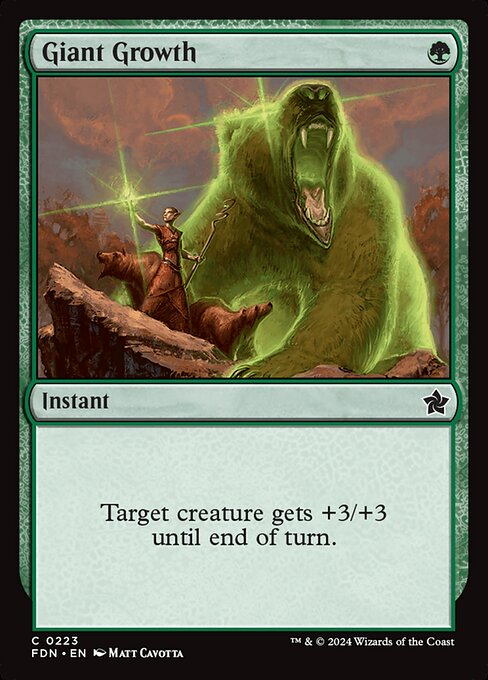 Giant Growth (FDN 223) [Foundations]