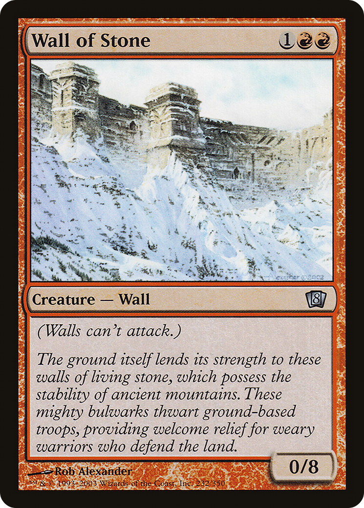 Wall of Stone [Eighth Edition]