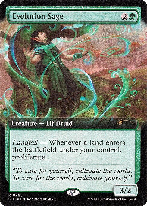 Evolution Sage (Extended Art) (SLD 765) [Secret Lair Drop]