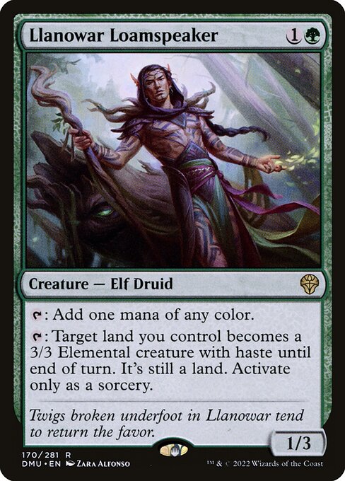 Llanowar Loamspeaker (DMU 170) [Dominaria United]