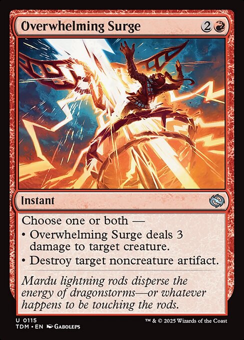 Overwhelming Surge (TDM 115) [Tarkir: Dragonstorm]