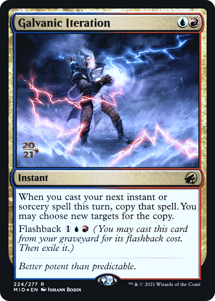Galvanic Iteration [Innistrad: Midnight Hunt Prerelease Promos]