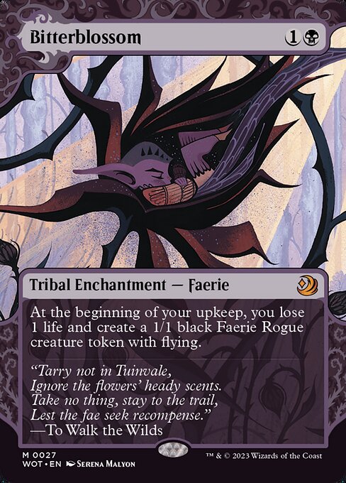 Bitterblossom (WOT 27) [Wilds of Eldraine: Enchanting Tales]
