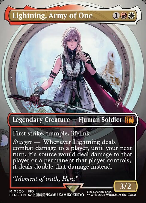 Lightning, Army of One (FIN 320) [Final Fantasy]