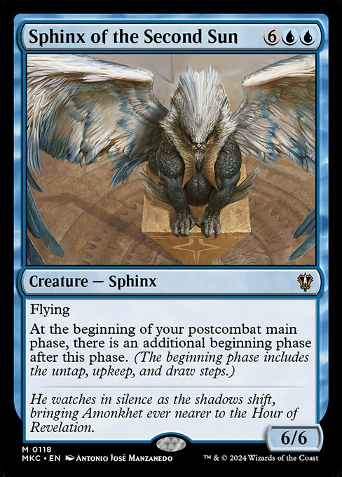 Sphinx of the Second Sun (MKC 118) [Murders at Karlov Manor Commander]