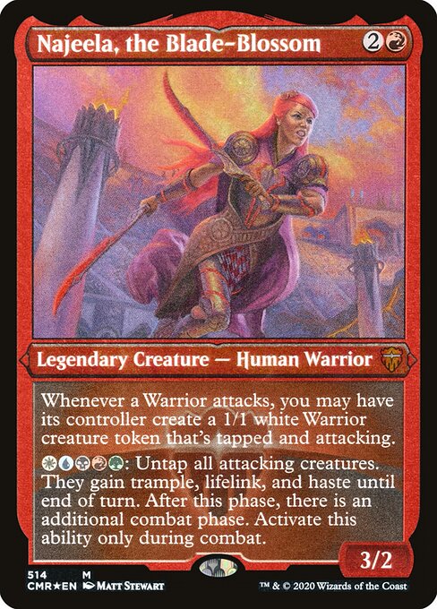 Najeela, the Blade-Blossom (CMR 514) [Commander Legends]