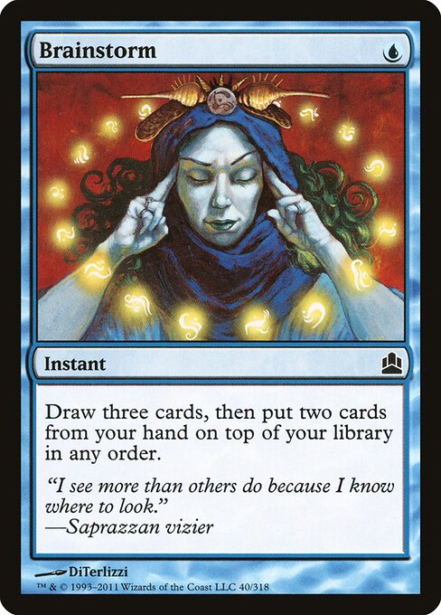 Brainstorm (CMD 40) [Commander 2011]