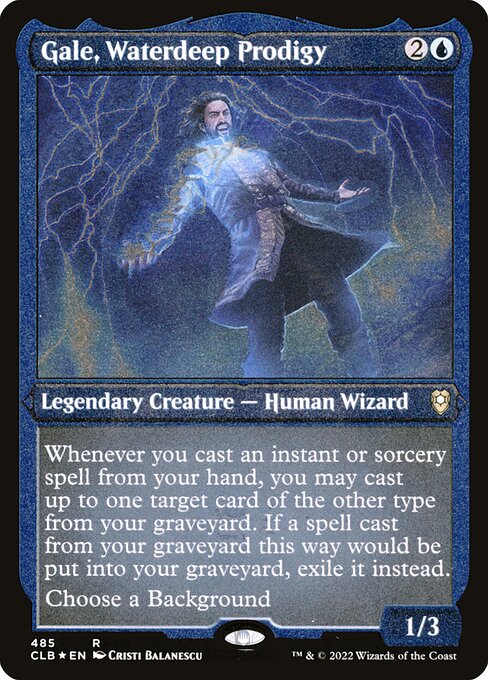 Gale, Waterdeep Prodigy (CLB 485) [Commander Legends: Battle for Baldur's Gate]