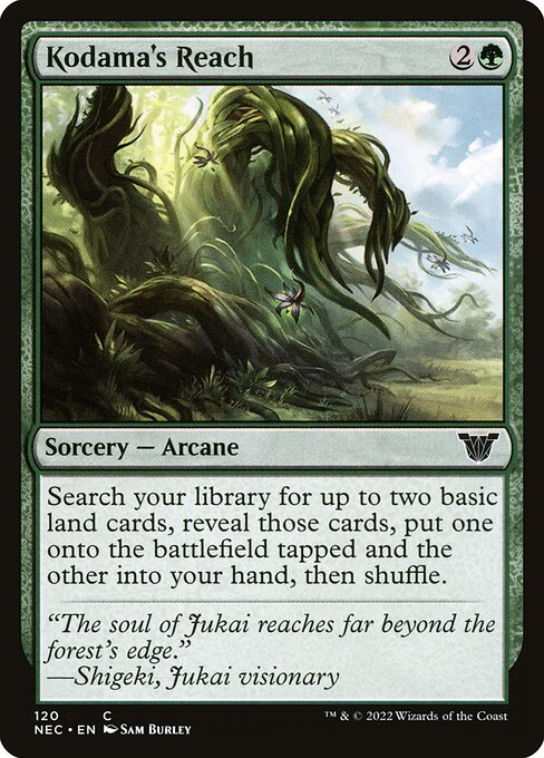 Kodama's Reach (NEC 120) [Neon Dynasty Commander]