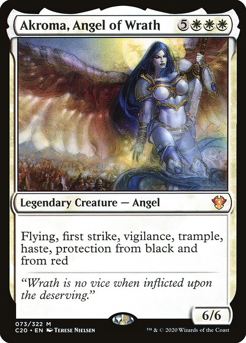 Akroma, Angel of Wrath (C20 73) [Commander 2020]