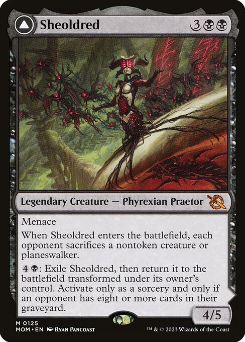 Sheoldred // The True Scriptures (MOM 125) [March of the Machine]