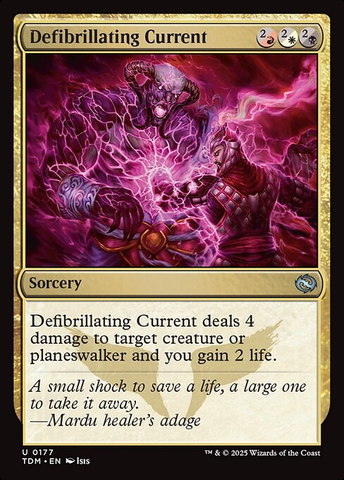 Defibrillating Current (TDM 177) [Tarkir: Dragonstorm]